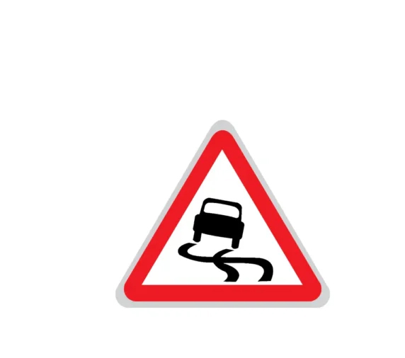 تابلو جاده لغزنده است