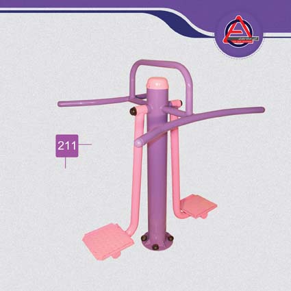 دستگاه ورزشی پارکی گام زن چپ و راست (دو نفره) 211