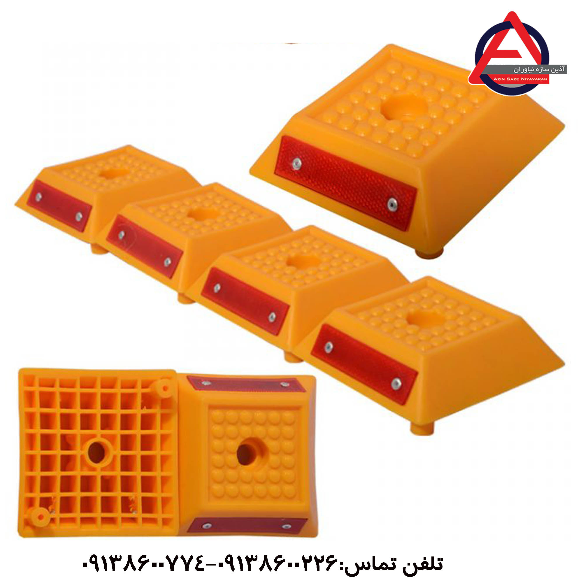 گل میخ پلاستیکی 15 در 15 طلق دار