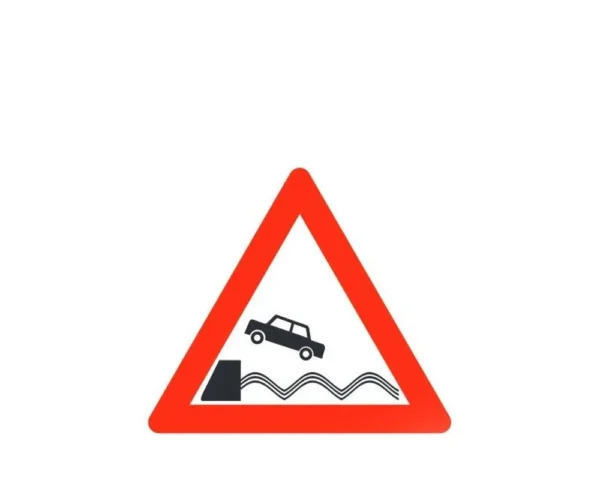 تابلو خطر سقوط در آب