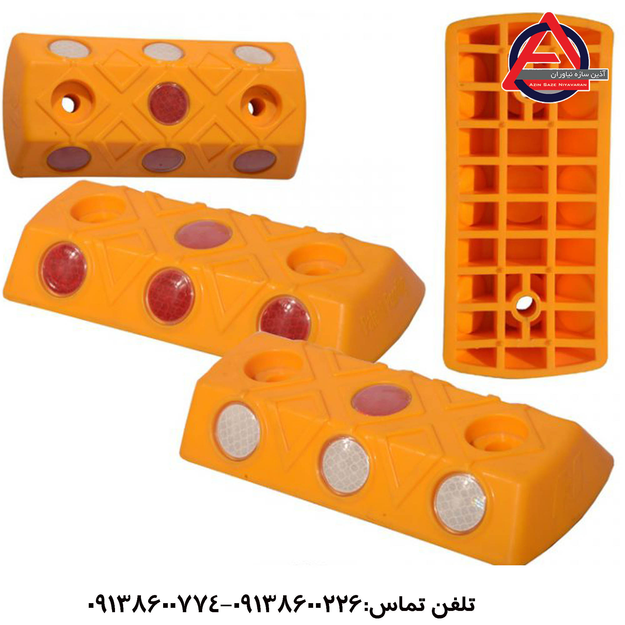 گل میخ پلاستیکی 7-20 شبرنگ دار