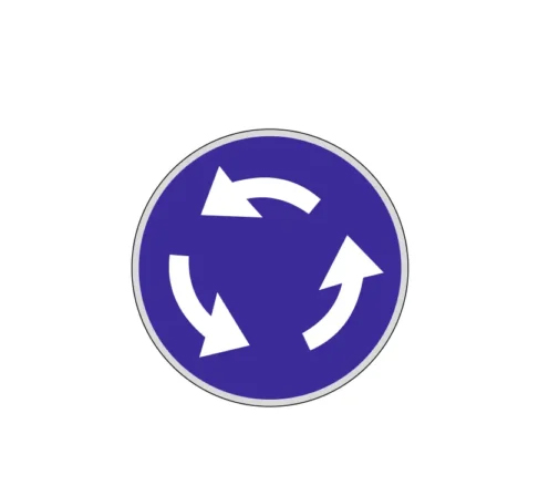 تابلو جهت عبور در میدان