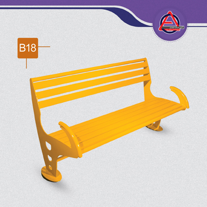 نیمکت فلزی کد B18