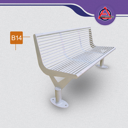 نیمکت فلزی کد B14