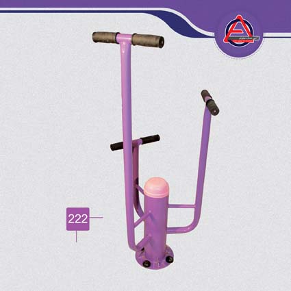دستگاه ورزشی پارکی انعطاف پا( سه نفره) کد 222