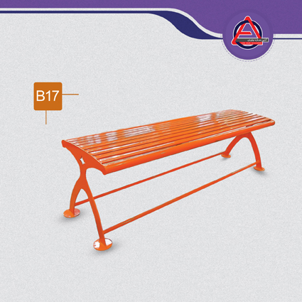 نیمکت فلزی کد B17