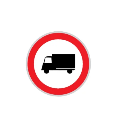 تابلو عبور کامیون ممنوع