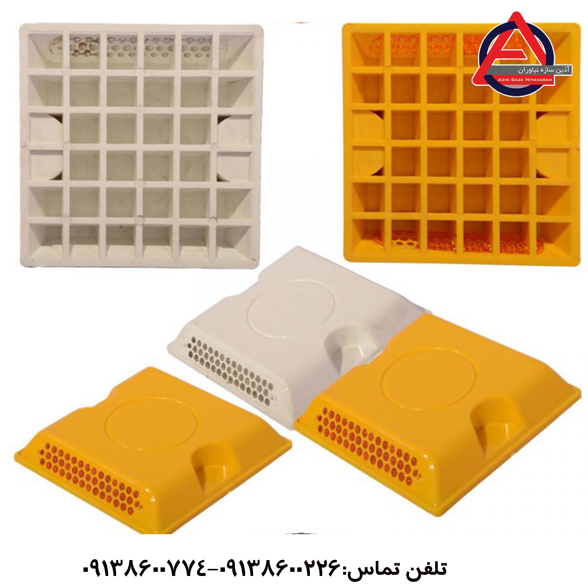 چشم گربه ای پلی کربنات 10 در 10