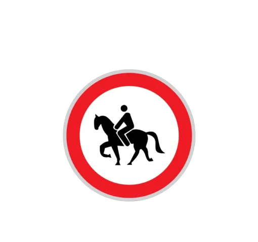 تابلو سوارکاری ممنوع