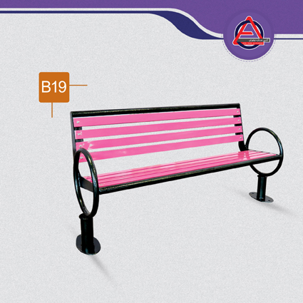 نیمکت فلزی کد B19