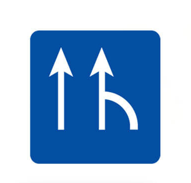 تابلو کاهش خطوط عبور