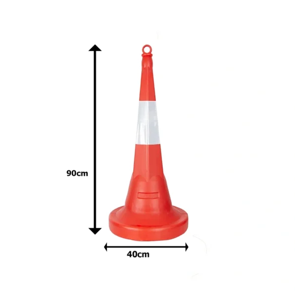مخروطی ترافیکی ۹۰ سانتی بادی