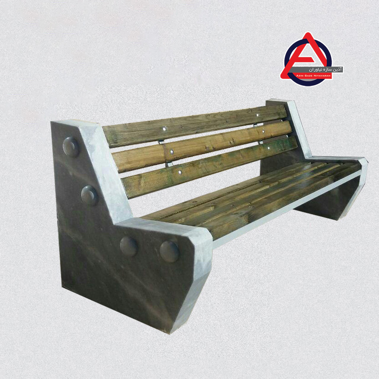 نیمکت سنگ و چوب کد B31 مشخصات نیمکت سنگ و چوب کد B31 شاسی سنگ کریستال نشیمن و تکیه گاه چوب چوب روسی به ابعاد ۱۵۰*۹*۳.۵ قوطی  ۴*۲ ضخامت  ۲mil رنگ الکترواستاتیک